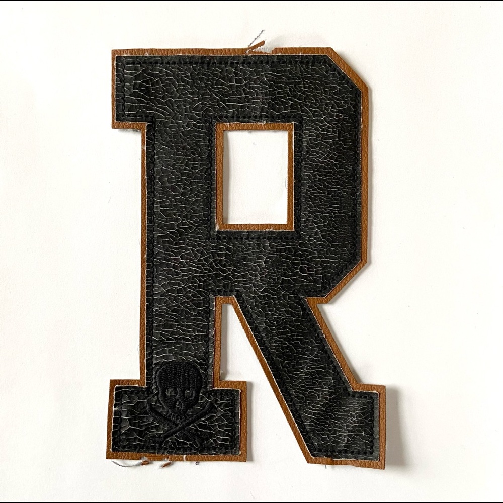 Vintage Rugby Ralph Lauren Leather Patch